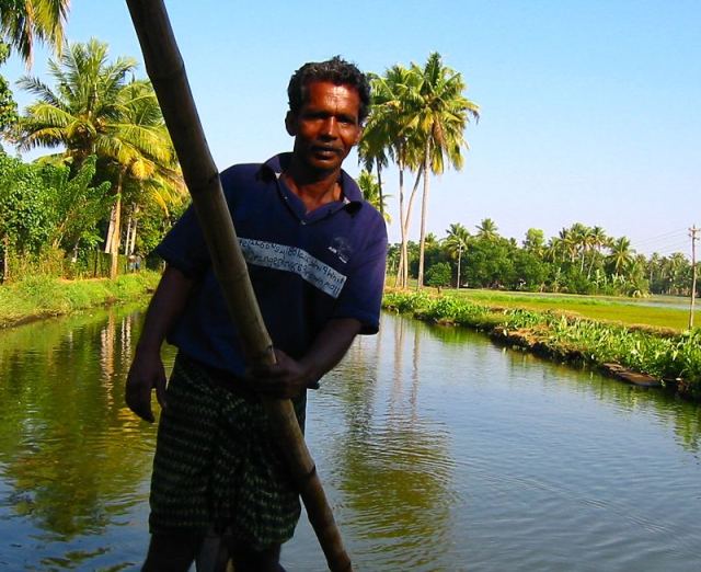 Backwaters du Kerala en Inde