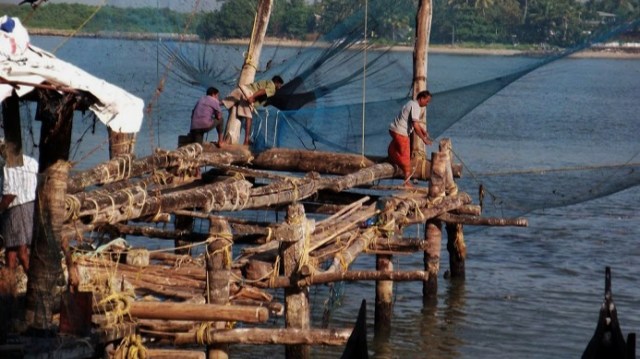 Kochi et les filets chinois Kochi et les filets chinois