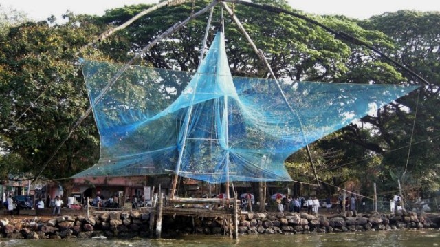 Kochi et les filets chinois Kochi et les filets chinois