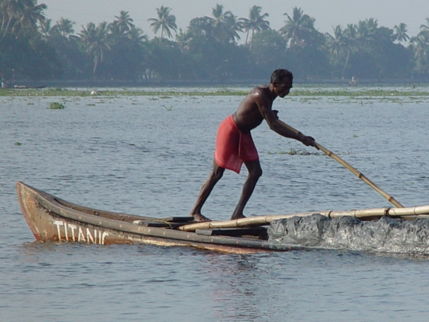 Backwaters du Kerala en Inde