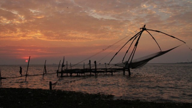 Kochi et les filets chinois Kochi et les filets chinois