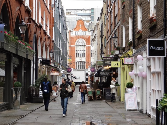 St Christopher Place Londres insolite