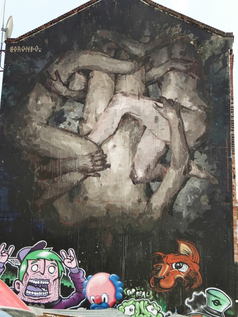 Borondo Londres London La triade